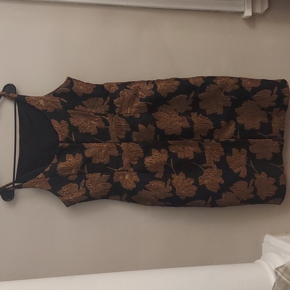 DONNA KARAN NY Floral Boat Neck Sleeveless Sheath Dress - Picture 11 of 15